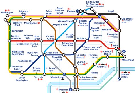 Central London Tube Map Download Scientific Diagram
