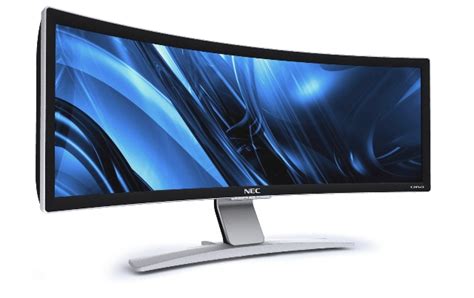 Nec Shows New Curved Widescreen Display Wired