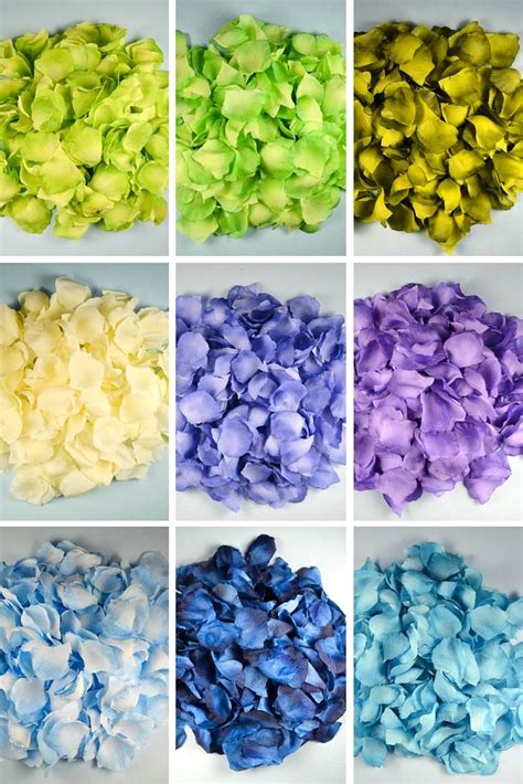 Wedding Artificial Silk Rose Petals Available In Many Colors Silk