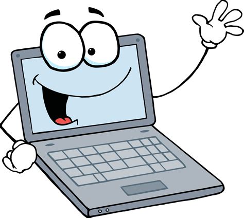 Computer Cartoon Computer Monitor Cpu Illustrations