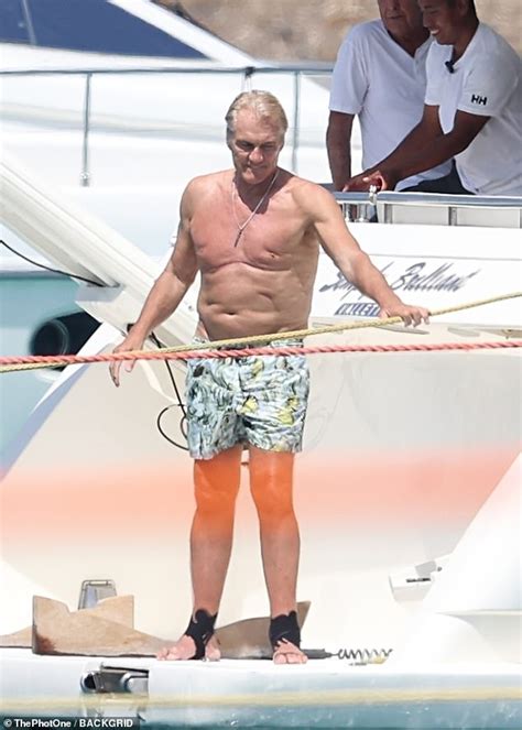 Dolph Lundgren 65 Enjoys A Yacht Trip With Fiancee Emma 27 And His Daughters In Greece