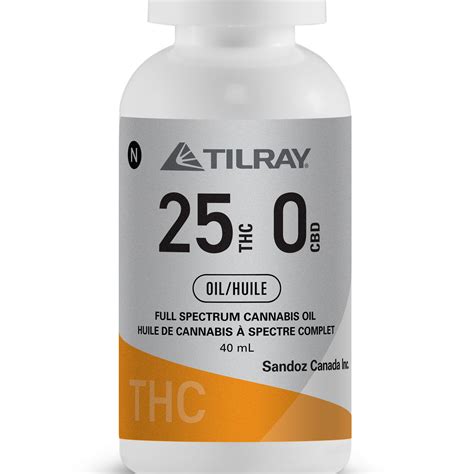 Tilray 25:0 THC Oil | Leafly