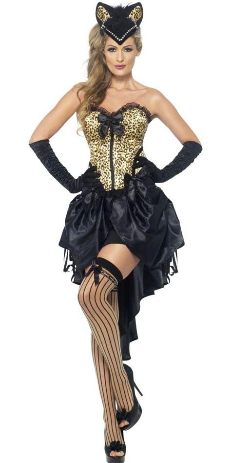 Burlesque Kitty Costume Fancy Dress Costumes Halloween Fancy Dress
