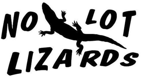 No Lot Lizards Funny Sticker Graphic Auto Wall Laptop Etsy