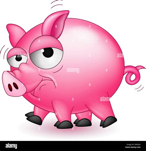Funny Pig Cartoon Stock Vector Image And Art Alamy