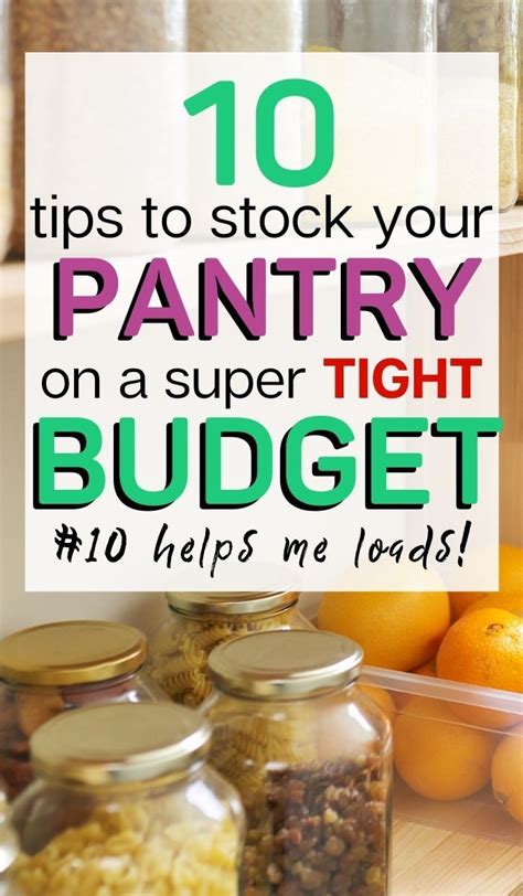 How To Stockpile Food On A Budget Stockpiling Made Easy Tuppennys