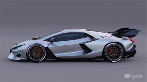 Preview The 2024 Lamborghini Aventador Successor In These Realistic