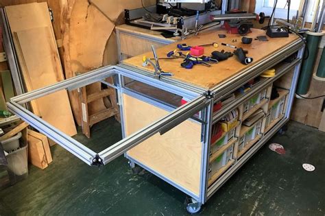 Yet Another 8020 Mftsys Cart Workbench Aluminum Extrusion Design