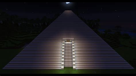 Minecraft Kreativ Architektur Nur Eine Pyramide Youtube