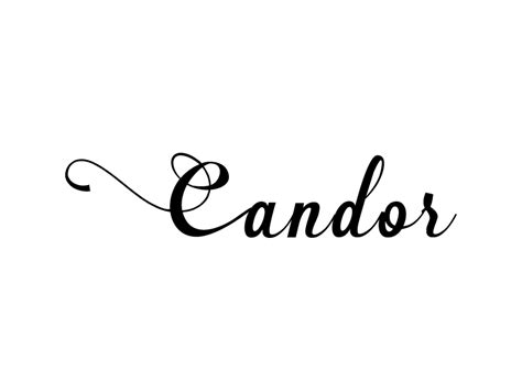 Candor Svg Typography Graphic By Expressyourself82 · Creative Fabrica