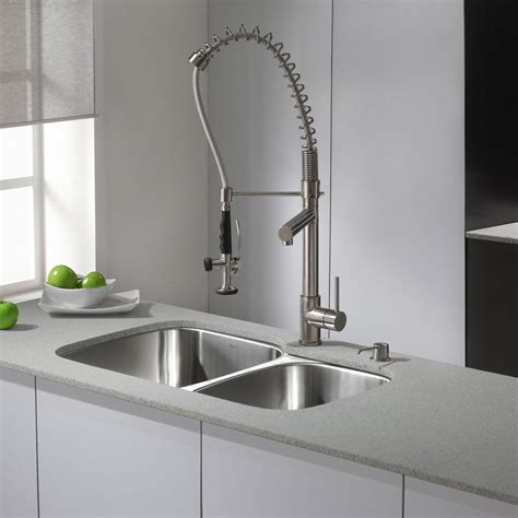 Let's learn about this best kitchen sink faucets and see how this can have impacts in our daily life. Kraus KPF1602SS Single Handle Stainless Steel Pull Down ...