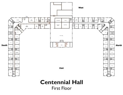 Centennial Hall Seat Map