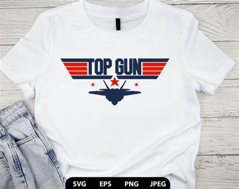 Top Gun Svg Cut File For Cricut Top Gun T Shirt Maverick Etsy Canada