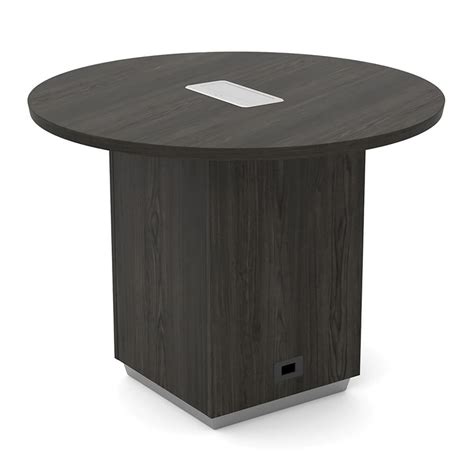 Meeting Table Black Tie Office Conference Table Round