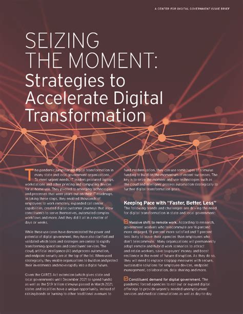 Strategies To Accelerate Digital Transformation