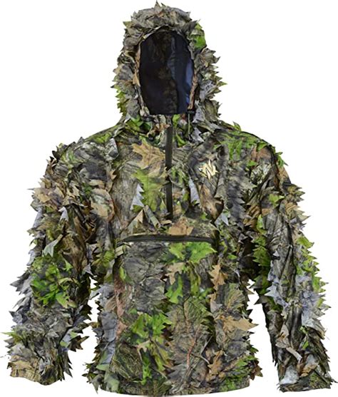 Nomad Mens Leafy 14 Zip 3d Leafy Camo Pullover For Turkey Hunting
