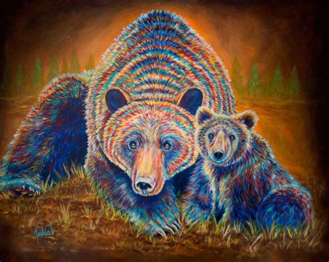 Colorful Wildlife Fine Art Paintings