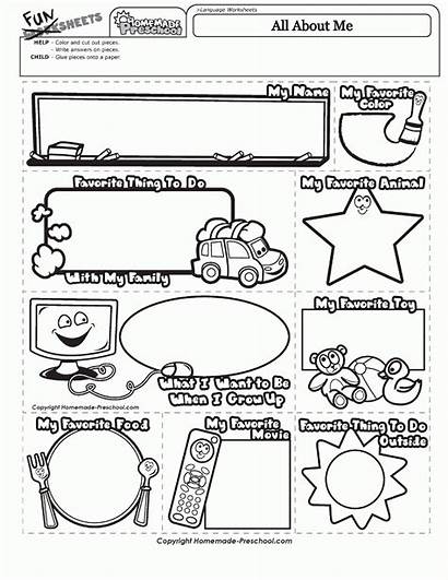 Coloring Pages Preschool Printable Preschoolers Worksheets Theme