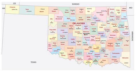 Oklahoma Maps And Facts World Atlas
