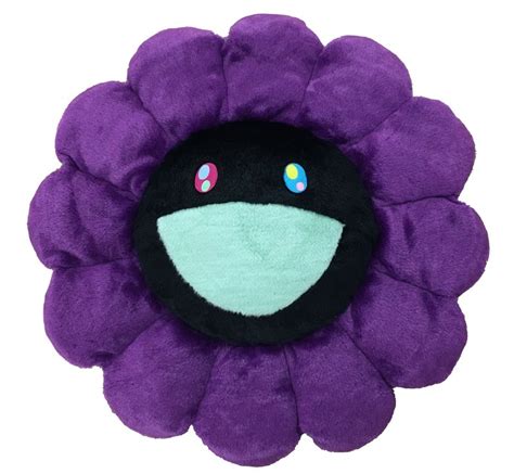 Three vibrant takashi murakami is set to debut his ongoing the octopus eats its own leg exhibition at the modern art. Takashi Murakami - Flower Pillow Purple and Black - 30cm ...