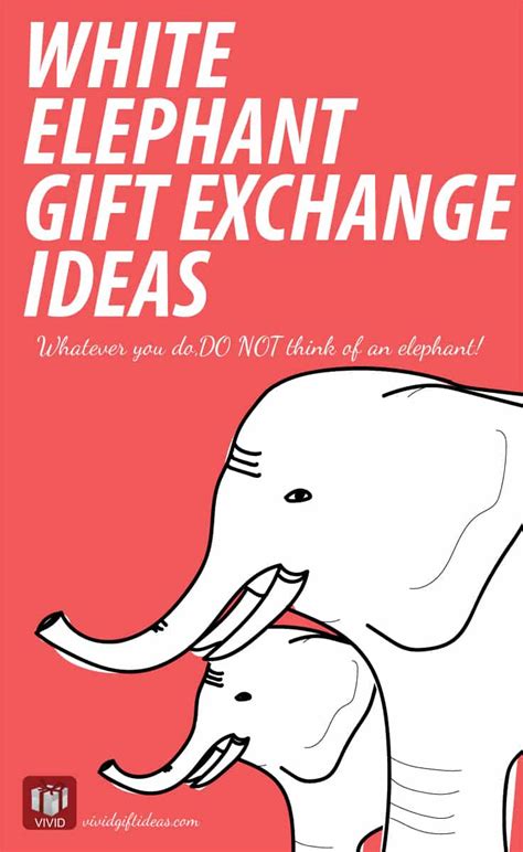 It also goes by yankee swap, dirty santa, and a plethora of other names. White Elephant Gift Exchange Ideas - Vivid's