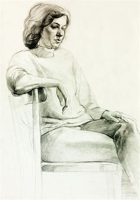 Drawing Of A Woman By Ivailo Nikolov Drawing By Boyan Dimitrov Fine