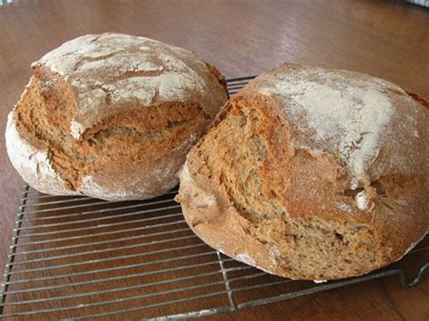 If the bread is a german rye bread, then it will have only rye flour in it. Whole Grain German Graubrot | Recipe | German bread ...