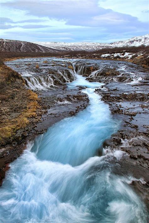 Swirling River And Waterfalls In Iceland In 2020 Scenery Beautiful