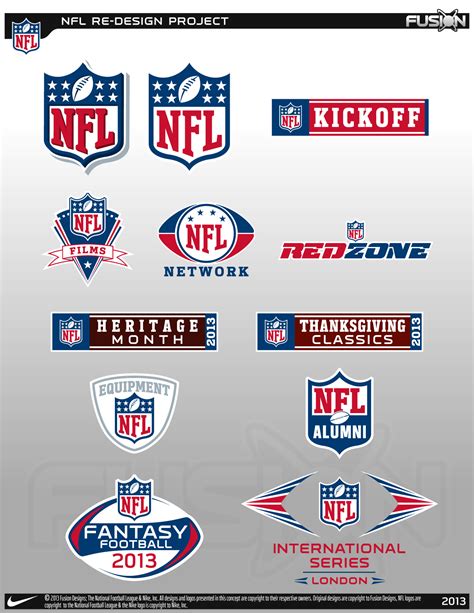 2013 Nfl Re Design Project New And Improved Concepts Chris Creamer