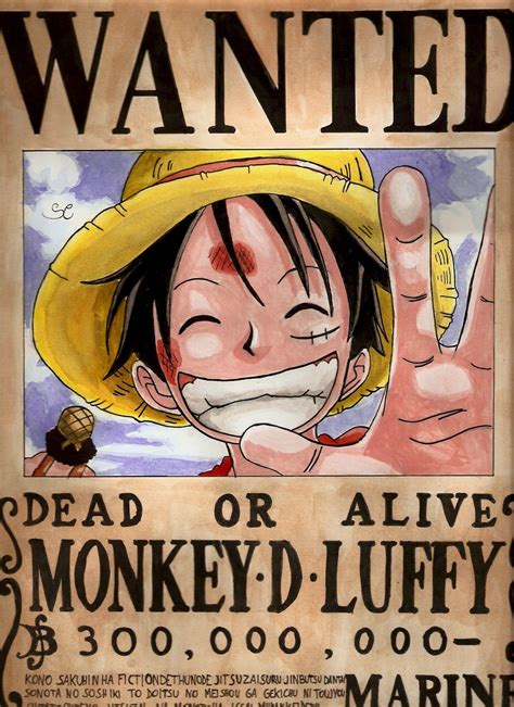 One Piece Wanted Posters Wallpaper Onepiecejullla