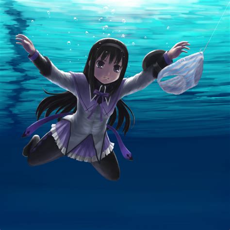 I'm not posting the picture of the iconic nirvana nevermind album cover here but if you google it, you'll see it's a picture. Akemi Homura (Nirvana Nevermind) | Album Cover Parodies ...