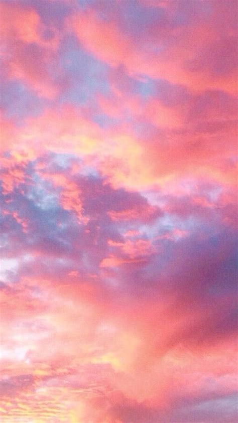 Pink Clouds Wallpaper Iphone Wallpaper Sky Homescreen Wallpaper