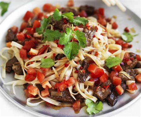 Fragrant And Spicy Thai Beef And Noodle Stir Fry From Australian Women S Weekly Vegetarian Stir