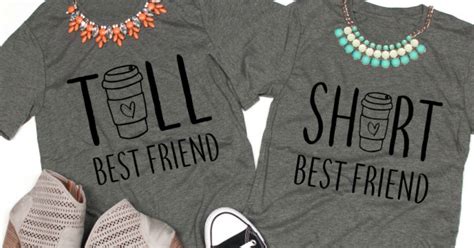 Best Friend Tees 2 Pack Set Only 2299 Just 1150 Per
