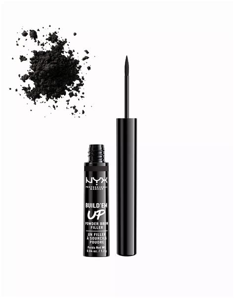 Buy Nyx Professional Makeup Buildem Up Brow Powder Black