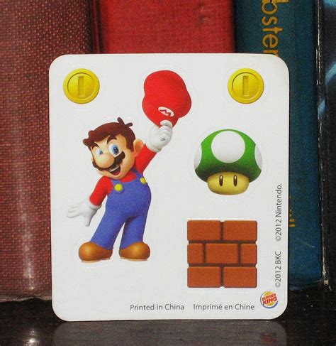 Percys Fast Food Toy Stories Super Mario Nintendo 2012 Bk 3