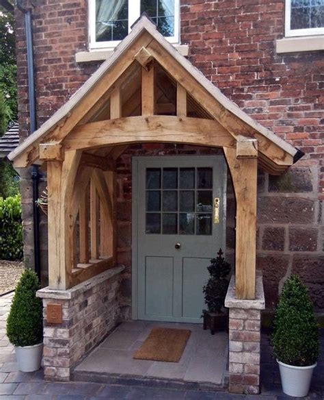 Front porch design house with porch. 40 Lovely Door Overhang Designs - Bored Art | Cottage ...