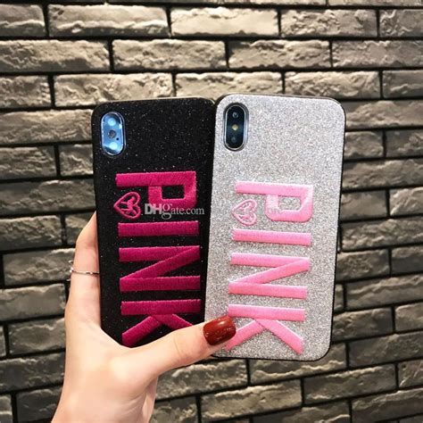 Iphone Xs Max Victoria Secret Pink Bling Glitter Soft Case