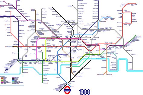 London Underground Map In 1988 By Andrewtiffin On Deviantart