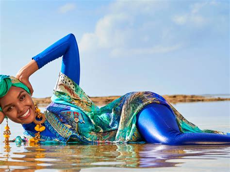 Muslim Girls In Bikini Halima Aden Is First Muslim Model To Wear A Hijab Si Swimsuit Swimsuit