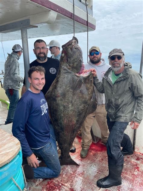 160 Pound Halibut Caught Off Gloucester Ma On The Water
