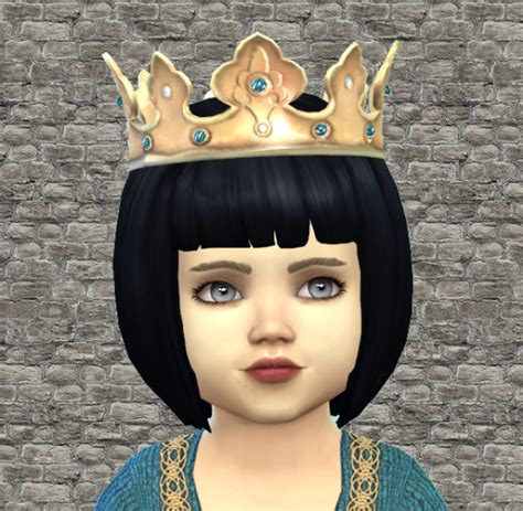 Queens Crown For Toddlers Sims 4 Children Sims 4 Toddler Sims Medieval
