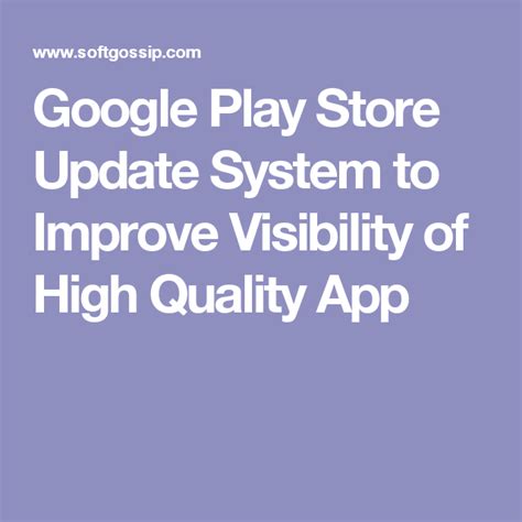 Send life updates with graduation announcements, save the date cards, birth announcements, and wedding invitations. Google Play Store Update System to Improve Visibility of ...