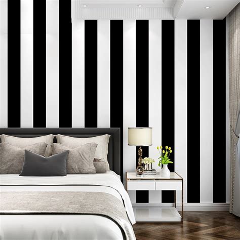 Black White Zebra 3d Stripe Wallpaper For Walls Living