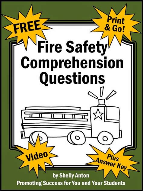 Use these worksheets covering fitness, nutrition, sports rules, and sports history, for a review or assessment of your phys ed curriculum or just for fun. Fire Safety Week Teachers Pay Teachers Promoting-Success
