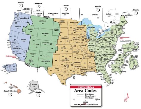 Map Of Us Area Codes Map