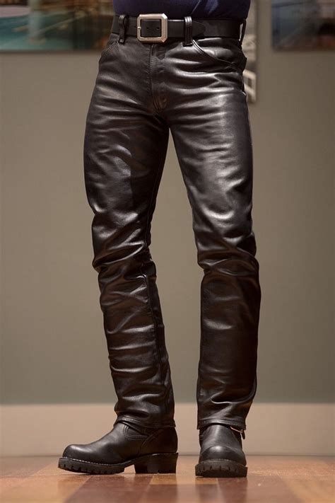 Leather Pants And Boots Leather Pants Leather Jacket Men Leather