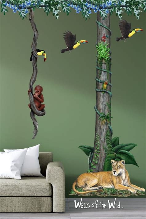 Design A Perfect Jungle Theme Room With These Wall Decals From Original