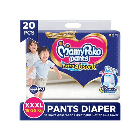 Mamypoko Pants Extra Absorb Diaper Xxxl 18 35 Kg Price Buy Online At Best Price In India