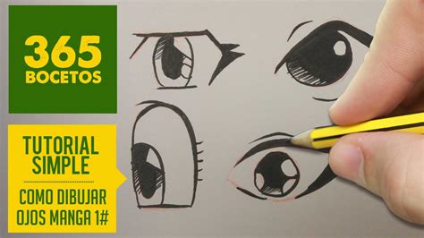 Como Dibujar Ojos Manga Facil Paso A Paso Kawaii Aprender A Dibujar